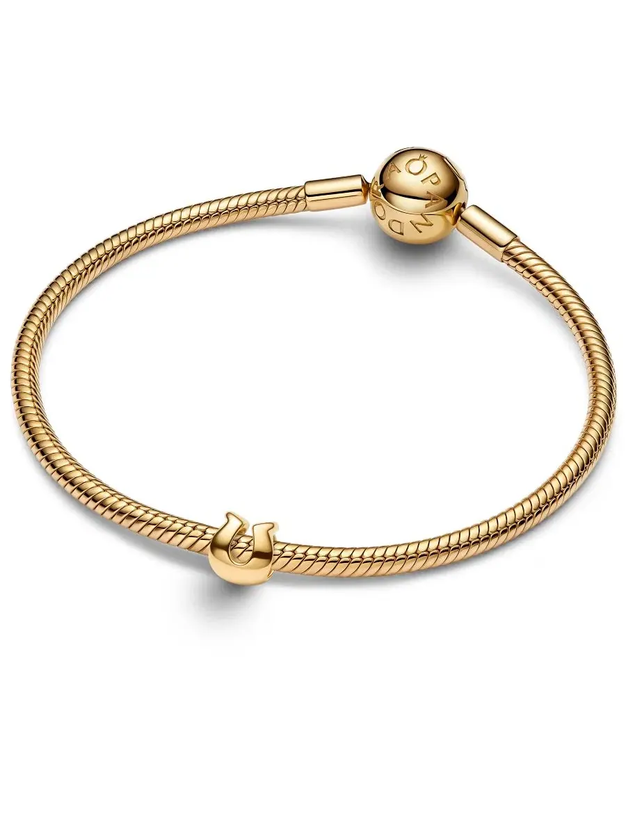 Мини-подвеска в виде подковы Pandora — изображение 3 из 4, оттенок золото