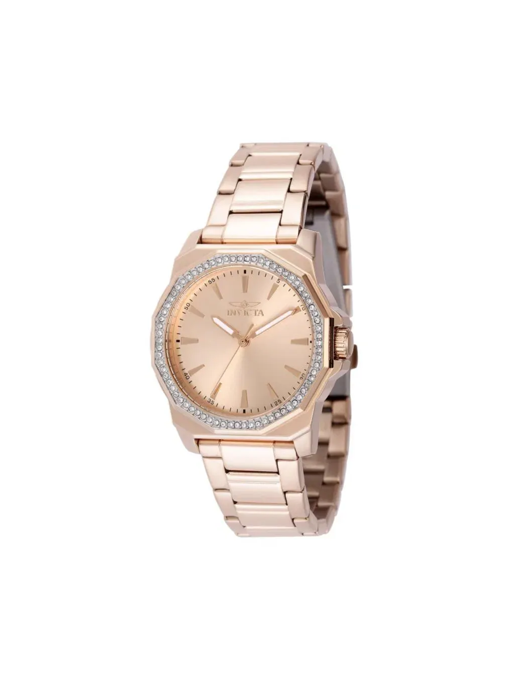 Женские часы Speedway Quartz 3 Hand Rose Gold Dial Invicta — изображение 1 из 3, оттенок золото