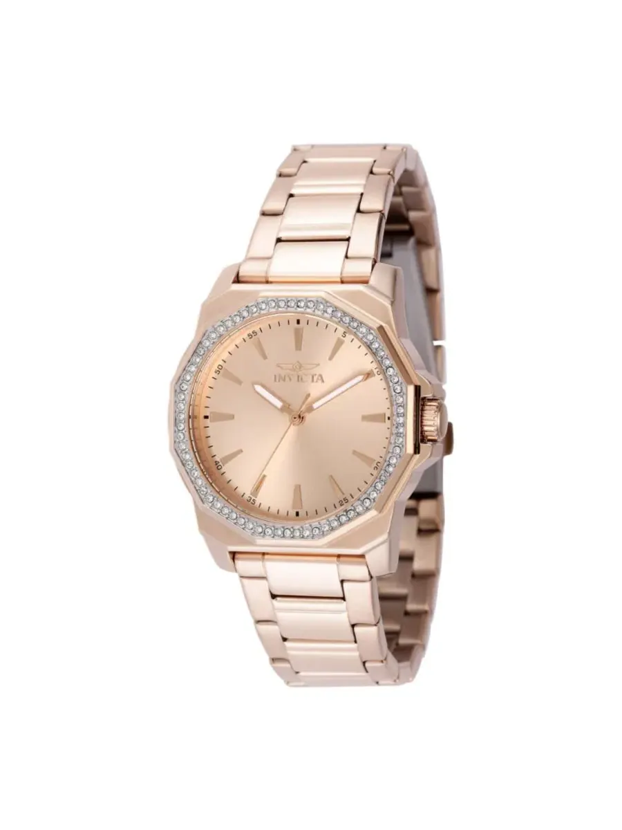 Женские часы Speedway Quartz 3 Hand Rose Gold Dial Invicta — изображение 2 из 3, оттенок золото