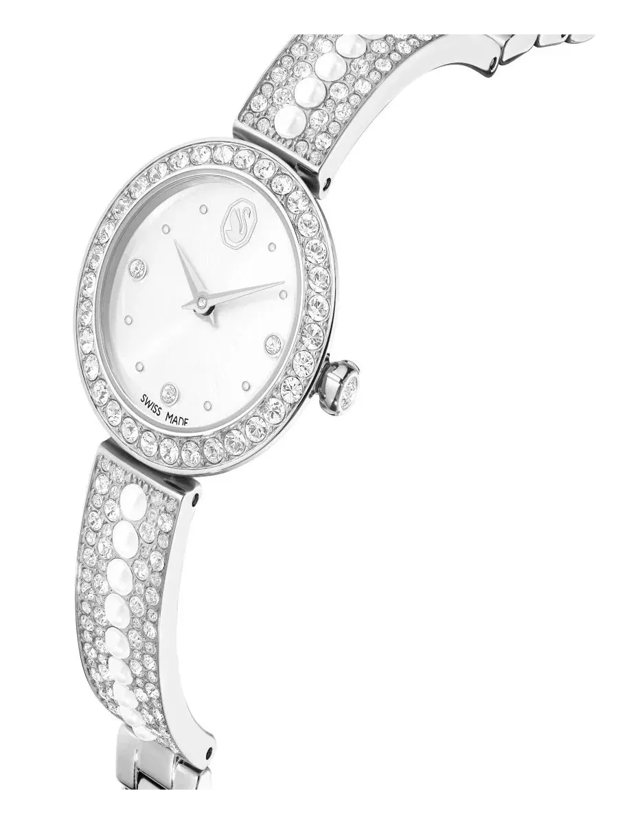 Женские часы Matrix с жемчугом и кристаллами Swarovski, 26 мм Swarovski — изображение 2 из 7, оттенок серебряный