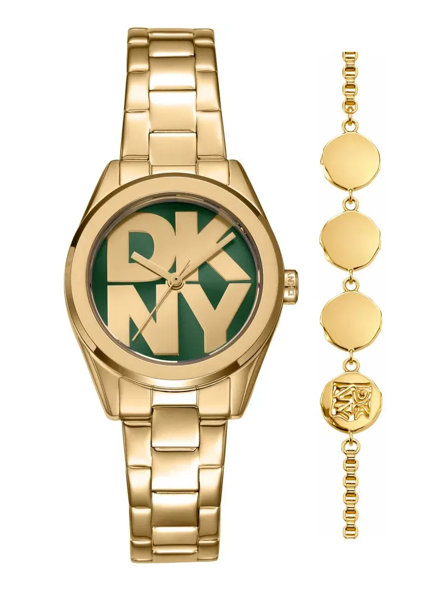Женские часы с браслетом из нержавеющей стали, 28 мм DKNY
