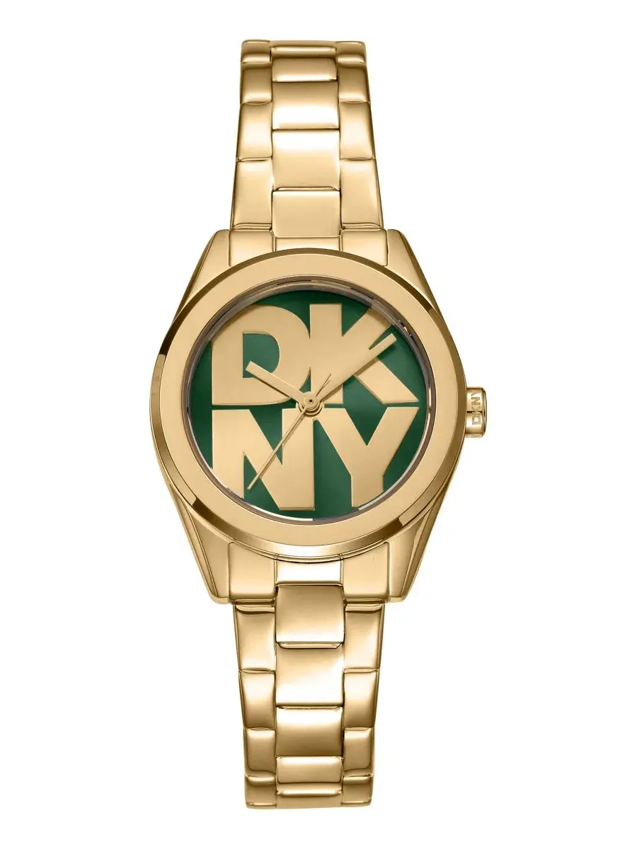 Женские часы с браслетом из нержавеющей стали, 28 мм DKNY — изображение 2 из 5, оттенок темный зеленый