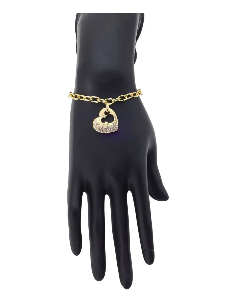 Браслет с кристаллами Minnie Mouse Crystal Summer Fun Charm Disney — изображение 3 из 3, оттенок золото