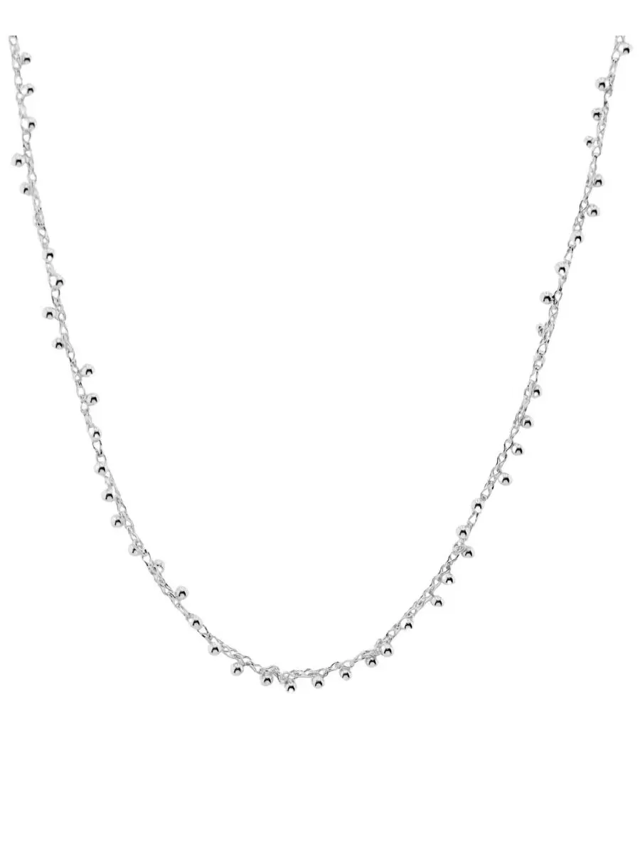 Колье с шарами из стерлингового серебра Primavera Sterling Silver Ball Stud Necklace Giani Bernini