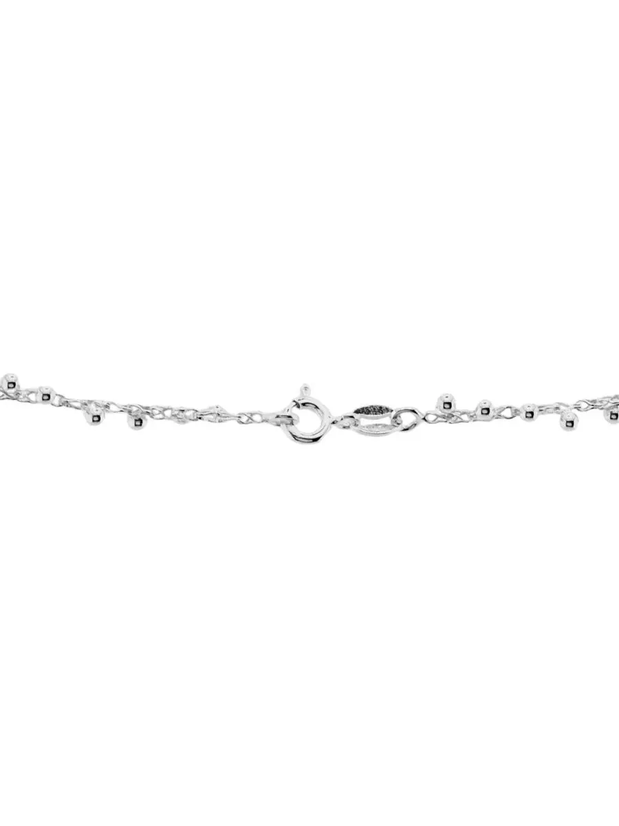 Колье с шарами из стерлингового серебра Primavera Sterling Silver Ball Stud Necklace Giani Bernini — изображение 2 из 3