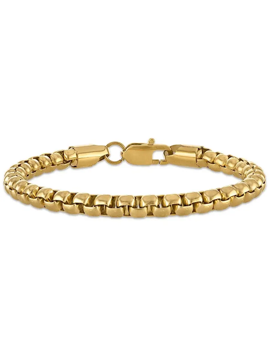 Браслет-цепочка круглой формы из нержавеющей стали Esquire Men'S Jewelry