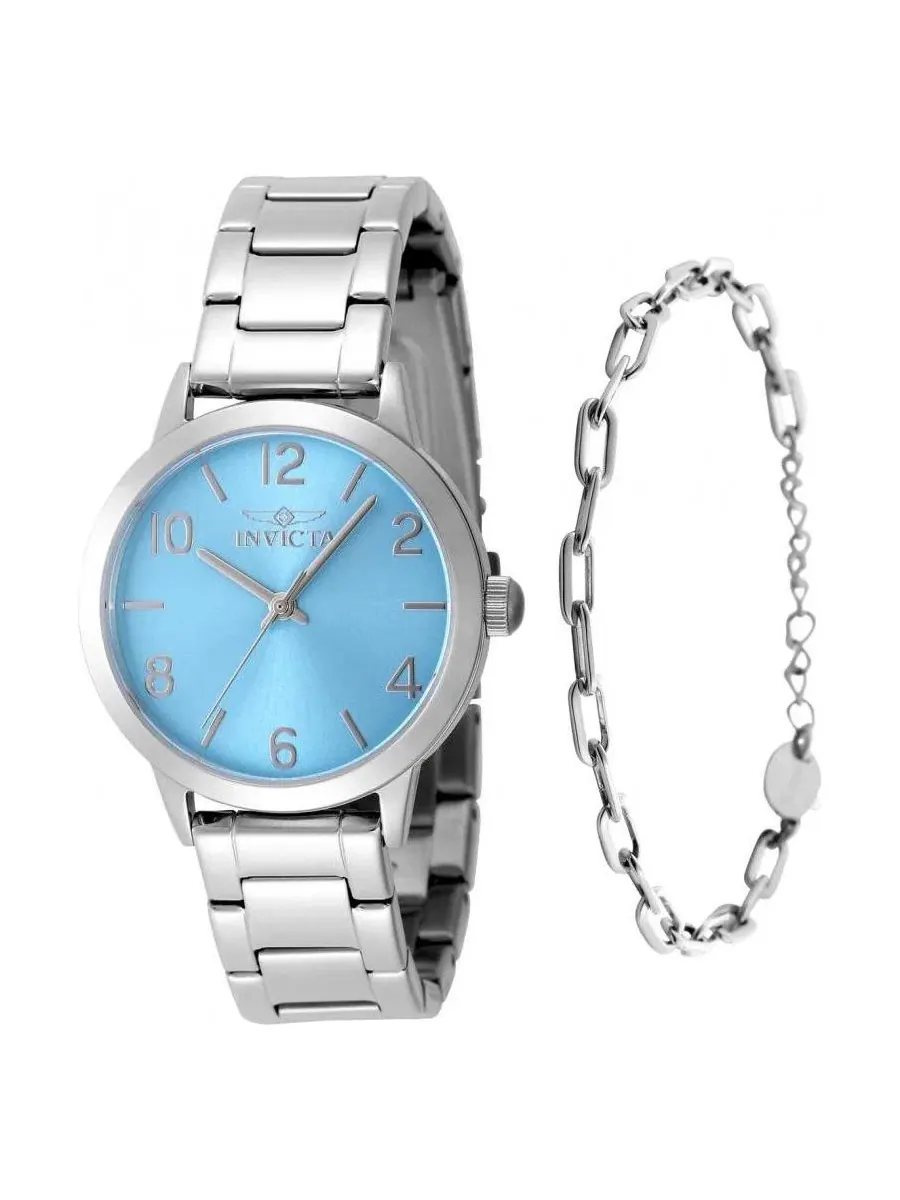 Женские часы Wildflower Quartz Tiffany Dial Invicta — изображение 1 из 3, оттенок сталь