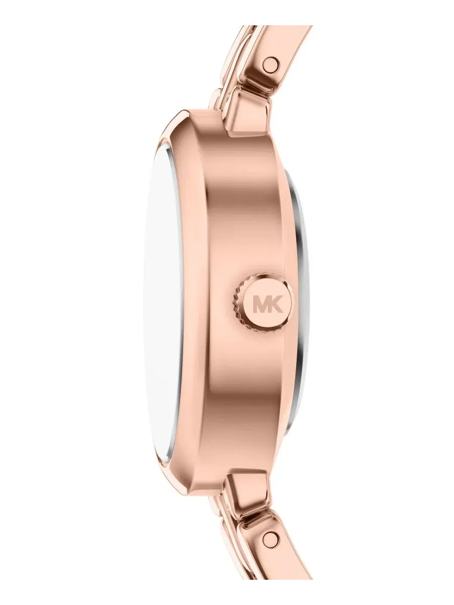 Женский набор часов и браслета Maude с розовым золотом Michael Kors — изображение 3 из 10, оттенок розовый золотистый