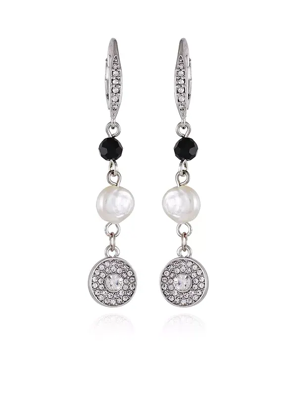 Серьги-Подвески T Tahari — изображение 1 из 1, оттенок серебряный