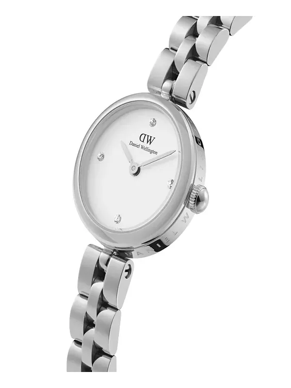 Аналоговые часы унисекс из нержавеющей стали серебристого цвета, 22 мм Daniel Wellington — изображение 2 из 4