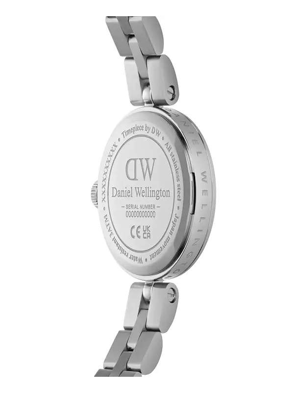 Аналоговые часы унисекс из нержавеющей стали серебристого цвета, 22 мм Daniel Wellington — изображение 3 из 4