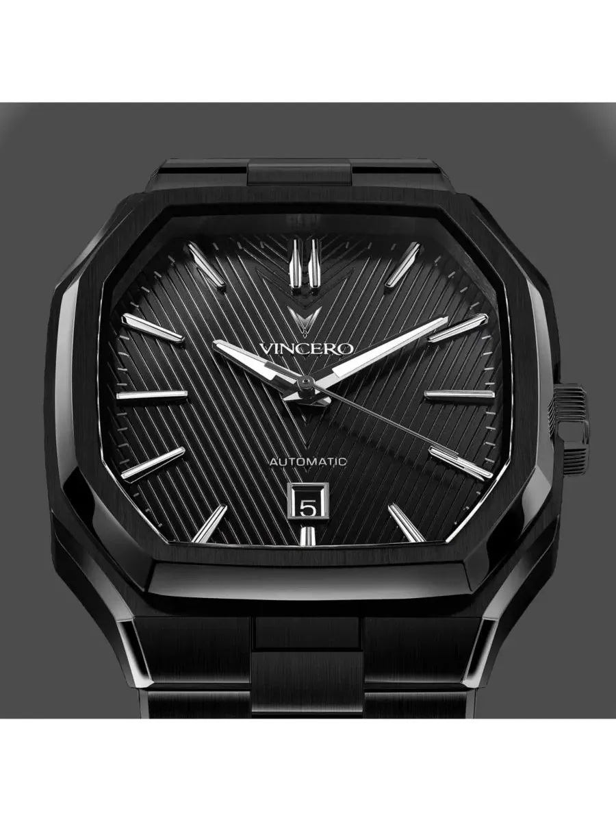 Мужские автоматические часы Inception Automatic, 38 мм, из нержавеющей стали Vincero, Vertigo — изображение 3 из 11