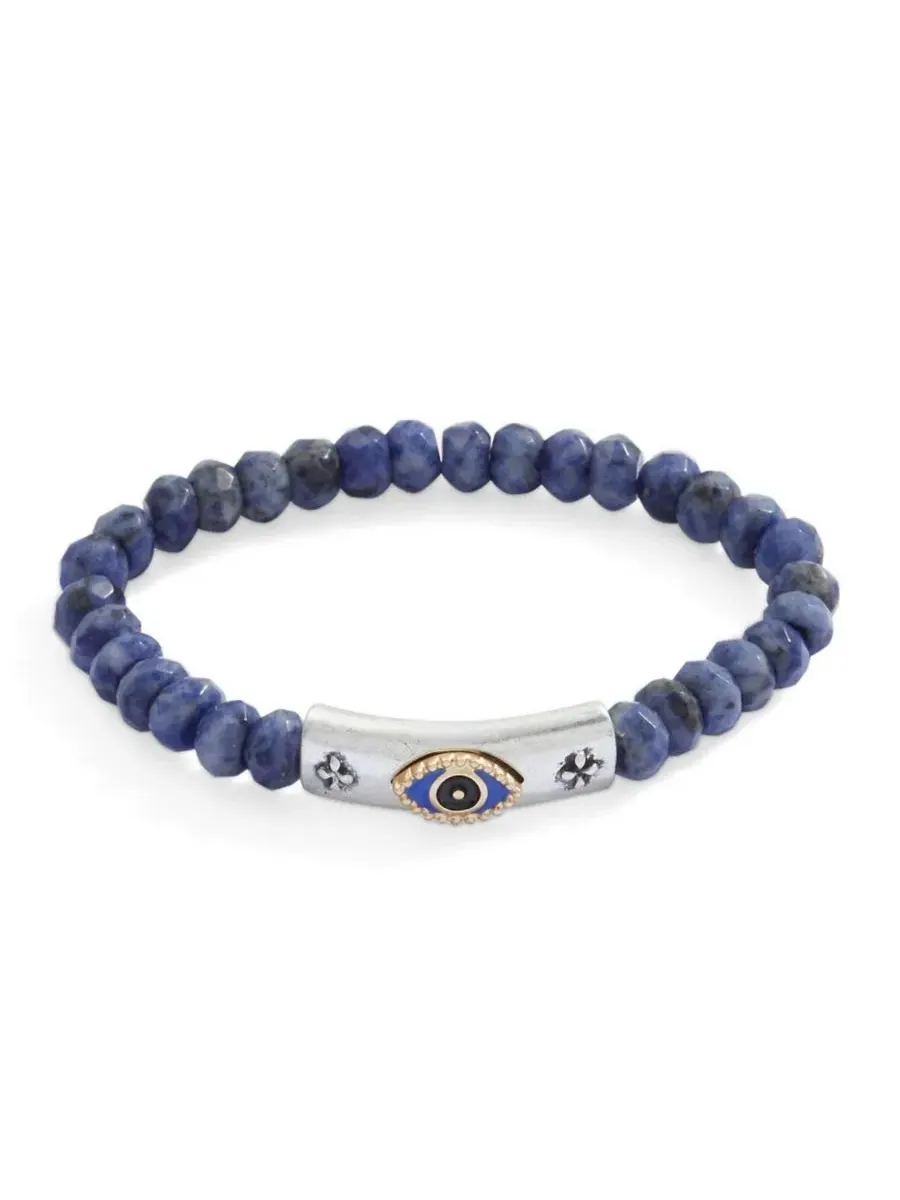 Браслет-эластичный с глазом Фатимы Antique Evil Eye Alex and Ani