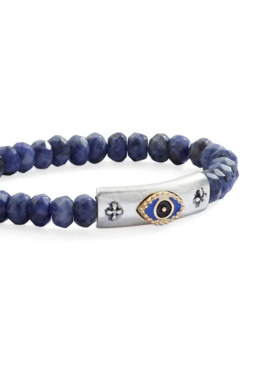 Браслет-эластичный с глазом Фатимы Antique Evil Eye Alex and Ani — изображение 2 из 3, оттенок нет цвета