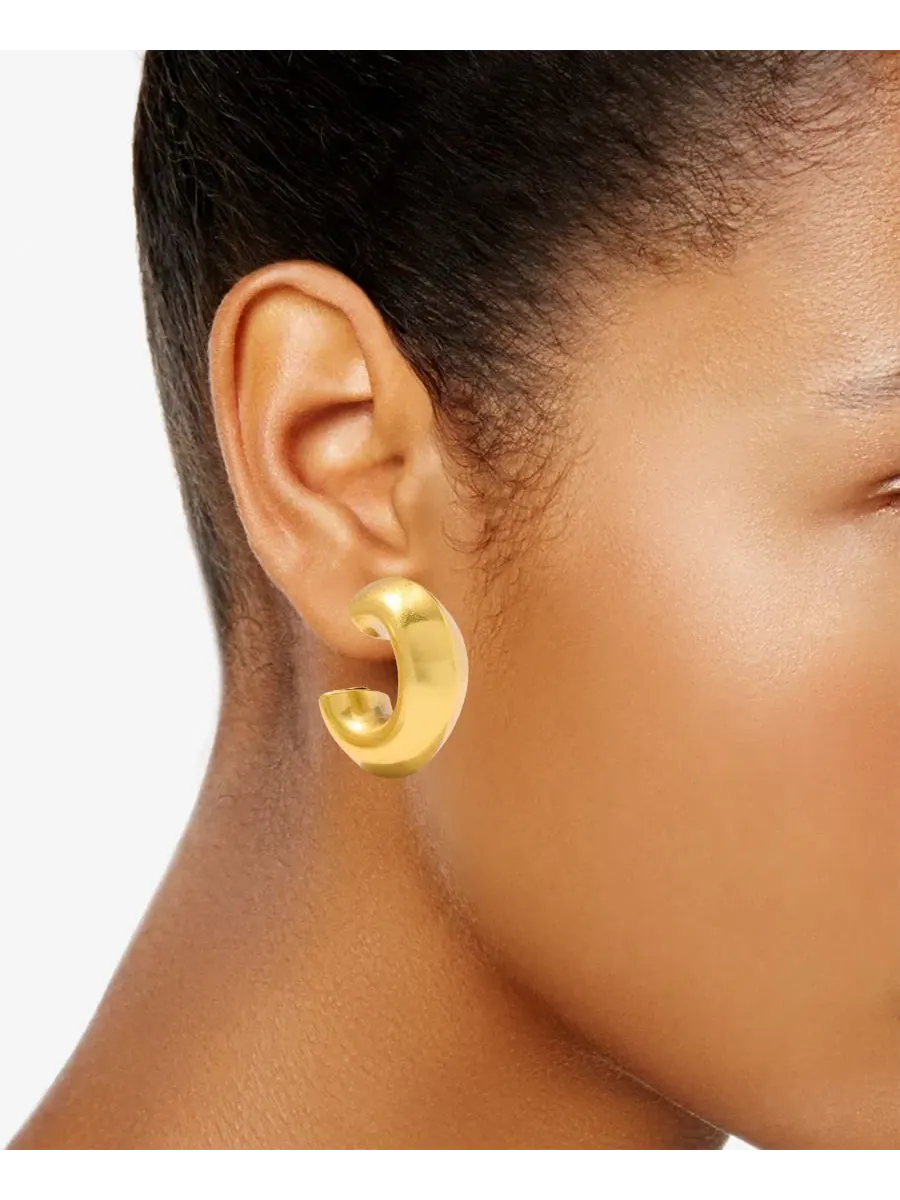 Серьги-кольца с золотым покрытием Embry Kendra Scott — изображение 4 из 4, оттенок золото