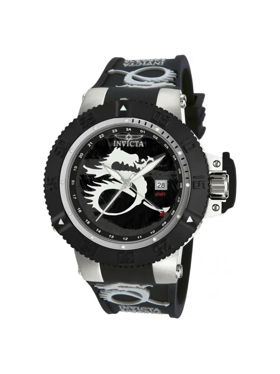 Спортивные часы с GMT-функцией, 50 мм, Subaqua Dragon Quartz Invicta — изображение 1 из 3, оттенок мульти