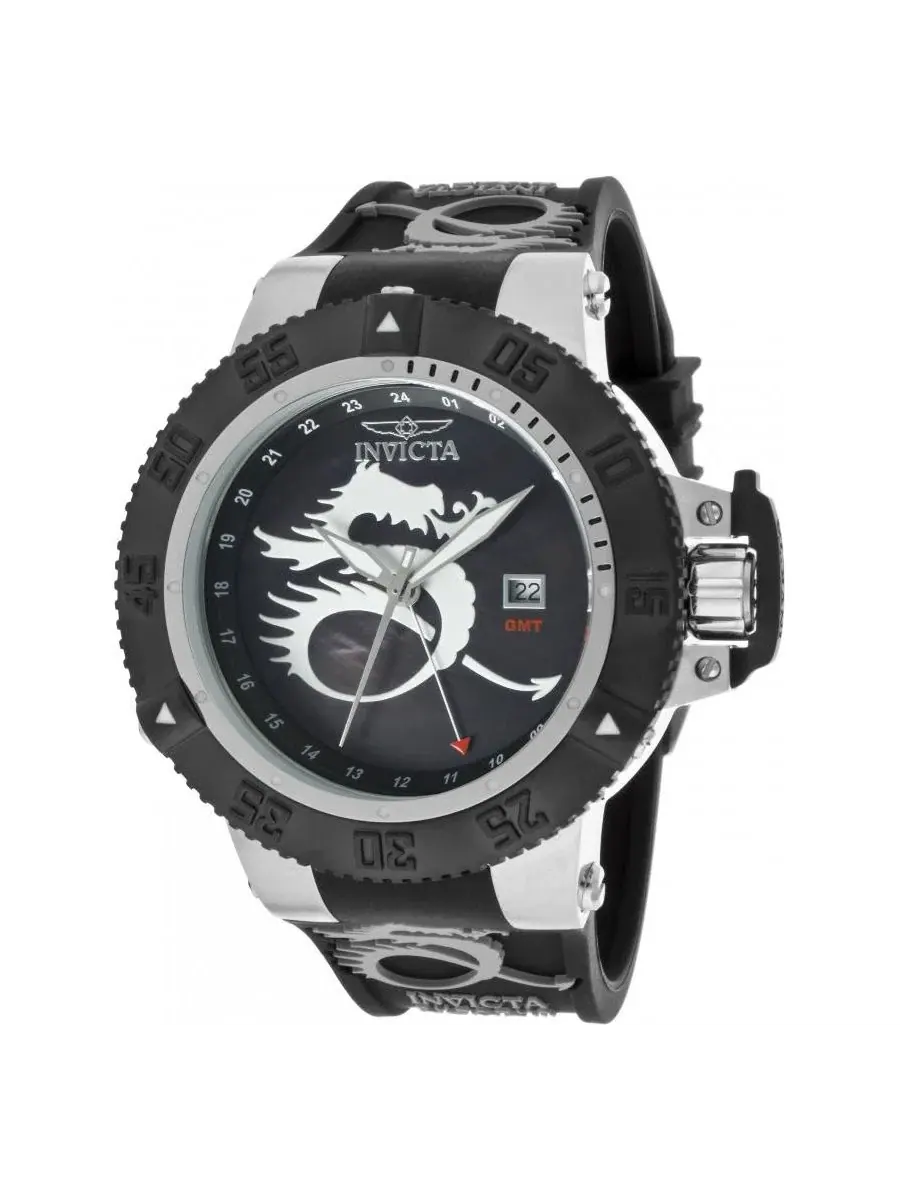 Спортивные часы с GMT-функцией, 50 мм, Subaqua Dragon Quartz Invicta — изображение 3 из 3, оттенок мульти