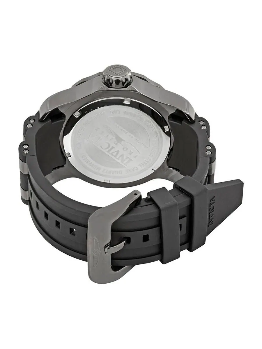Мужские часы Pro Diver Quartz GMT с черным циферблатом Invicta — изображение 2 из 3, оттенок черный