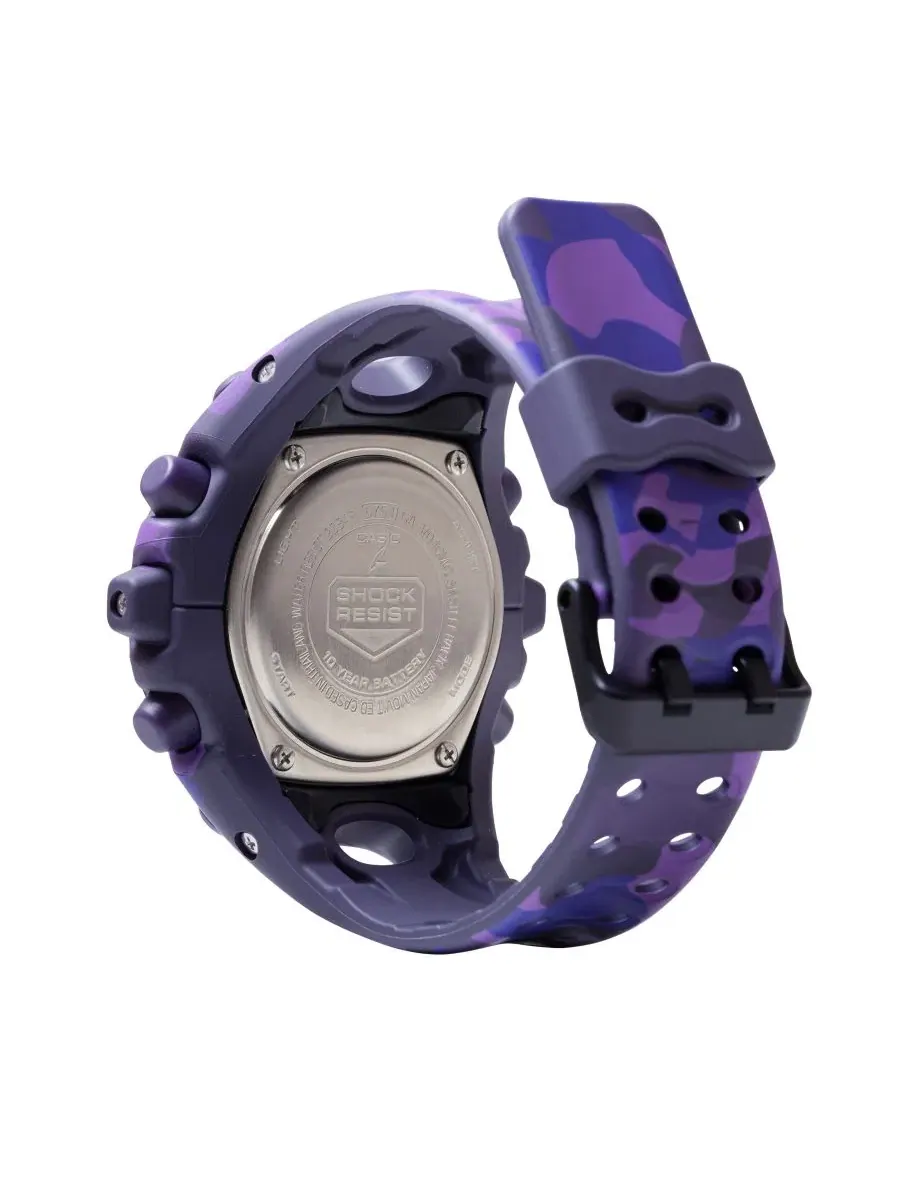 Наручные часы G-Shock, 58.2 мм, с камуфляжным принтом — изображение 3 из 3, оттенок фиолетовый