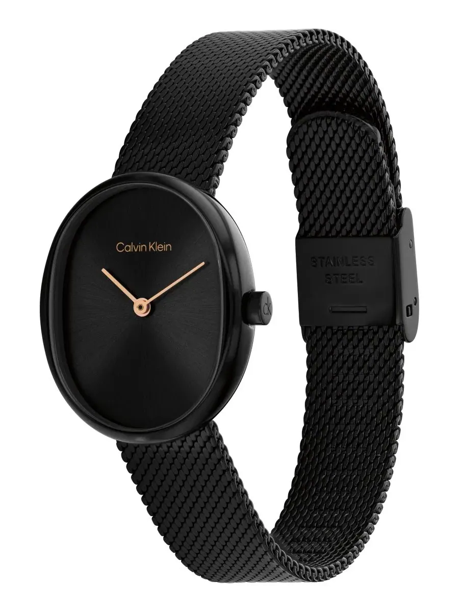 Женские часы с браслетом из стали, модель Euphoria Calvin Klein — изображение 2 из 5, оттенок серый