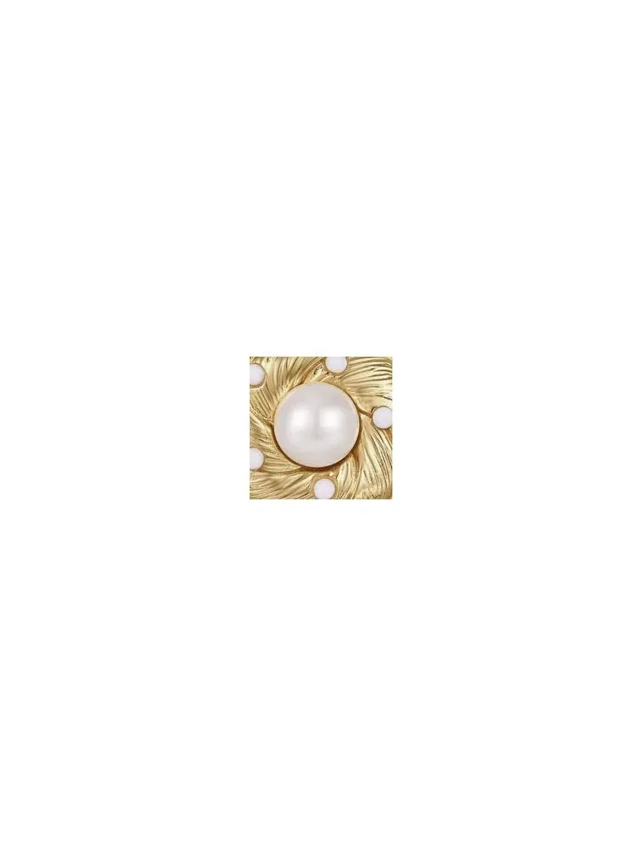 Серьги-капли с жемчугом, модель Canary Earrings RETRO CHIC — изображение 4 из 4, оттенок золото
