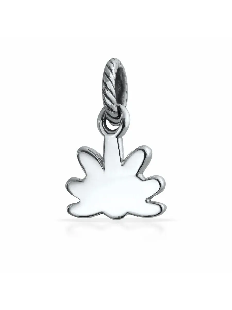 Подвеска-шарм из стерлингового серебра с эмалью, индейка Bling Jewelry — изображение 3 из 6, оттенок серебряный