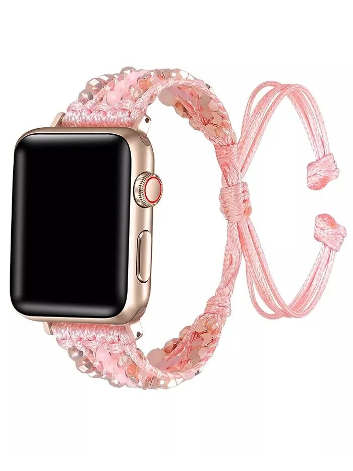 Женский ремешок Gemma Weave для Apple Watch, размер: 42 мм, 44 мм, 45 мм, 49 мм Posh Tech — изображение 1 из 3
