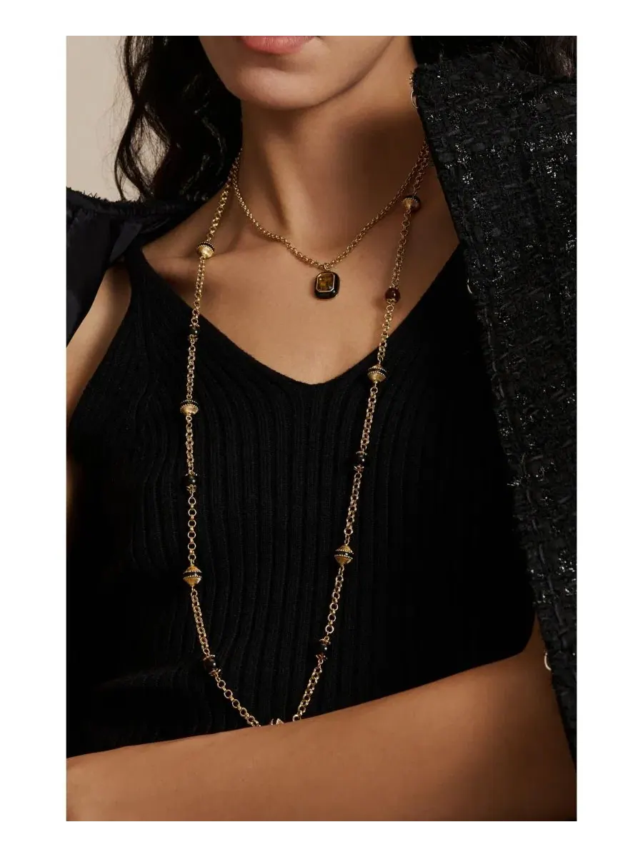 Колье с подвеской Roman Dawn Sautoir RETRO CHIC — изображение 3 из 3, оттенок золото