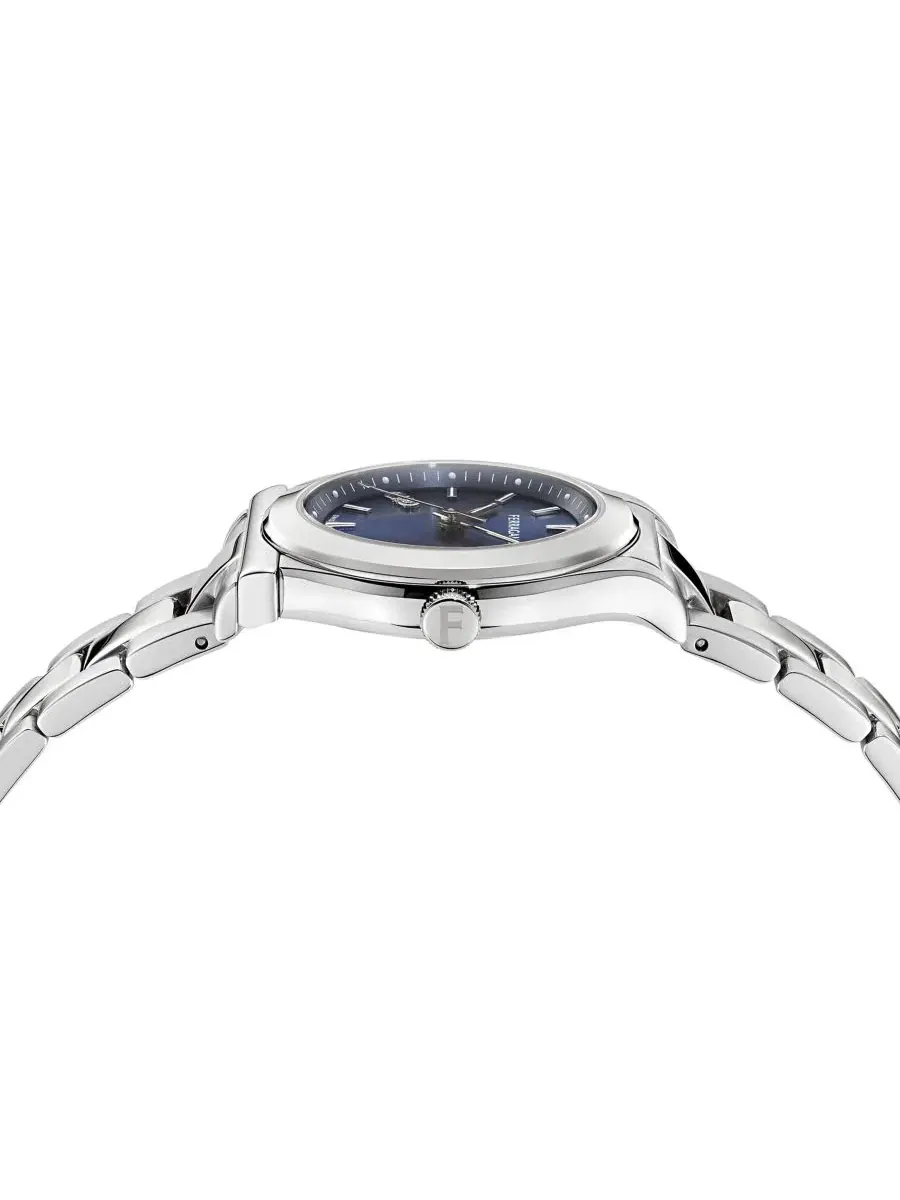 Женские часы 1927 Silver Stainless Steel Bracelet Watch 33mm Ferragamo — изображение 2 из 5, оттенок серебряный