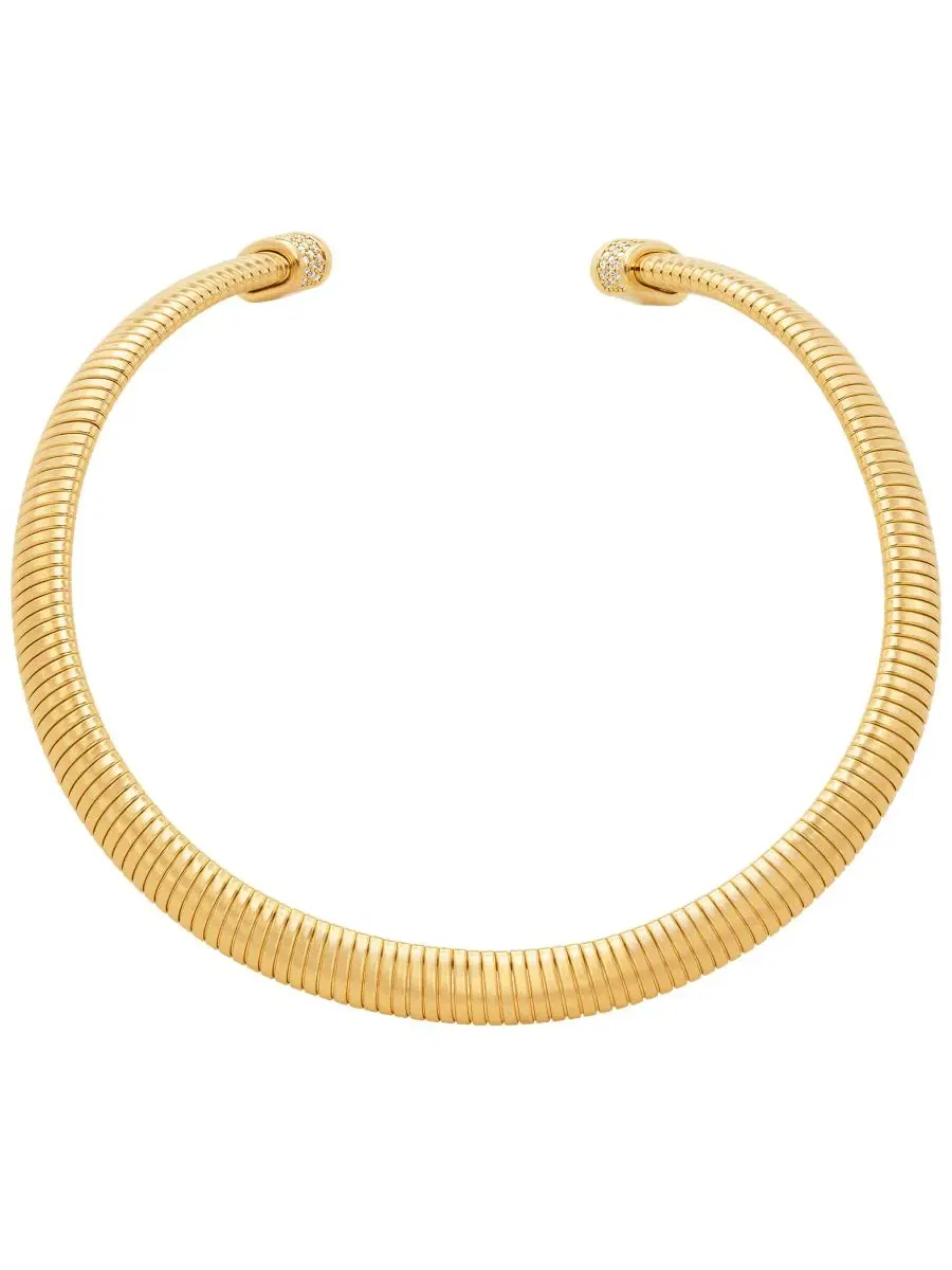 Колье-ошейник Ribbon Flex Collar Michael Kors — изображение 1 из 3, оттенок золото