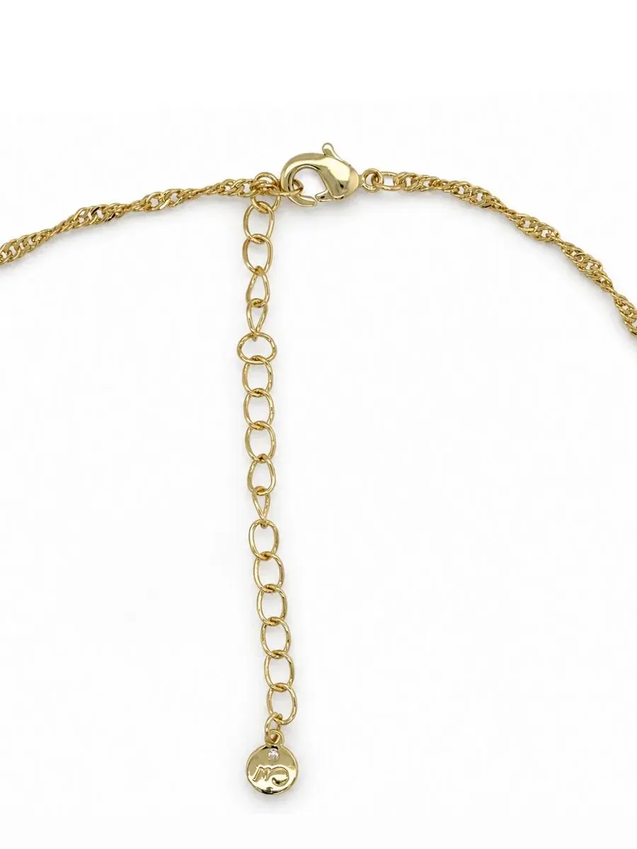 Кулон-крест с кристаллами, модель Cross Pendant And Now This — изображение 2 из 5, оттенок золото