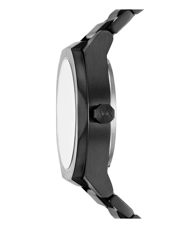Мужские часы Armani exchange sync automatic из черной нержавеющей стали, 44 мм A|X Armani Exchange — изображение 2 из 4