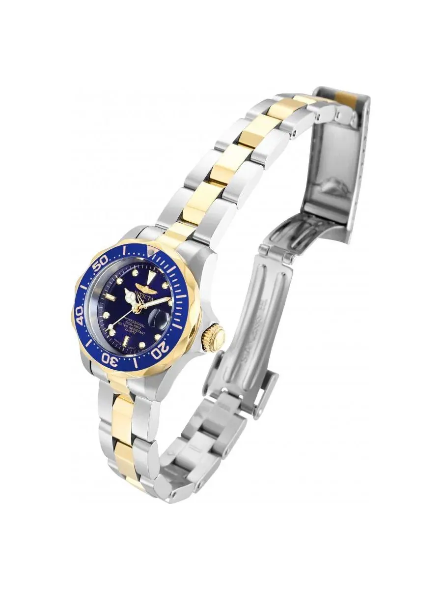 Женские часы Pro Diver Quartz 3 Hand Blue Dial Invicta — изображение 2 из 2, оттенок синий