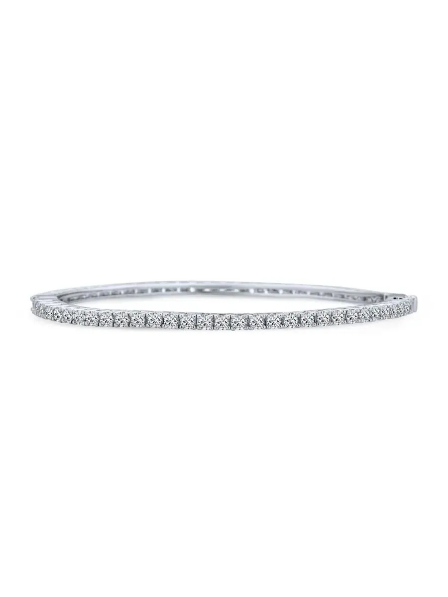 Браслет-теннис с кубическим цирконием, стекинг Bling Jewelry — изображение 1 из 4, оттенок прозрачный