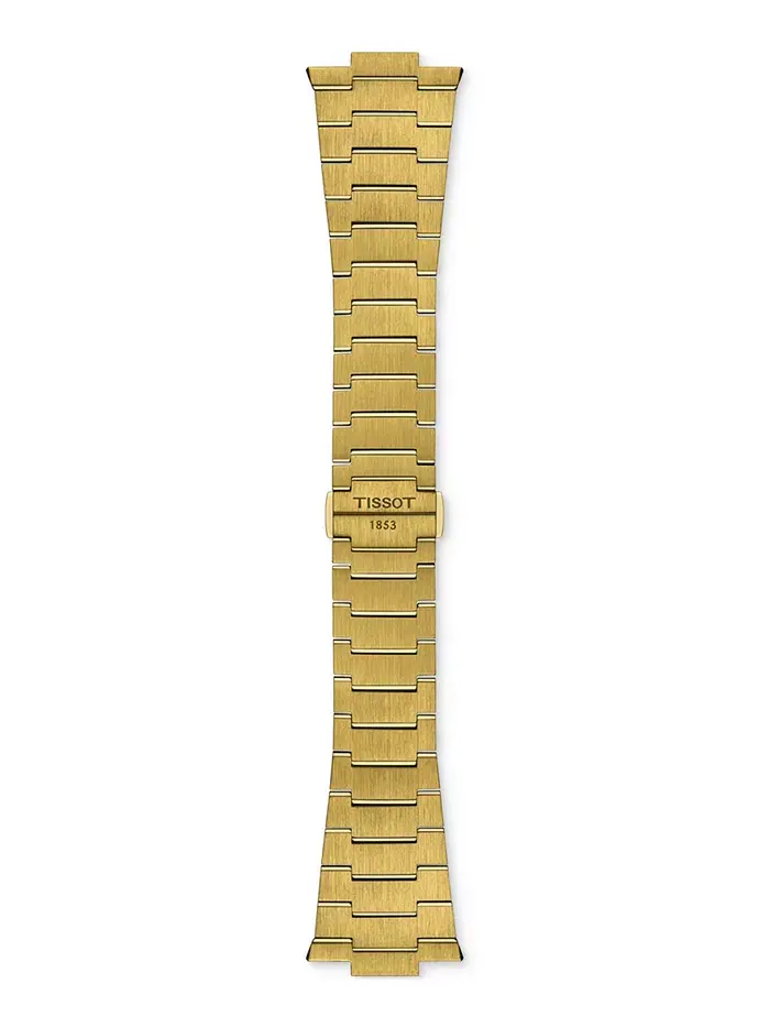 Мужские автоматические швейцарские часы Tissot PRX Powermatic 80 с золотым PVD-покрытием на — изображение 4 из 5