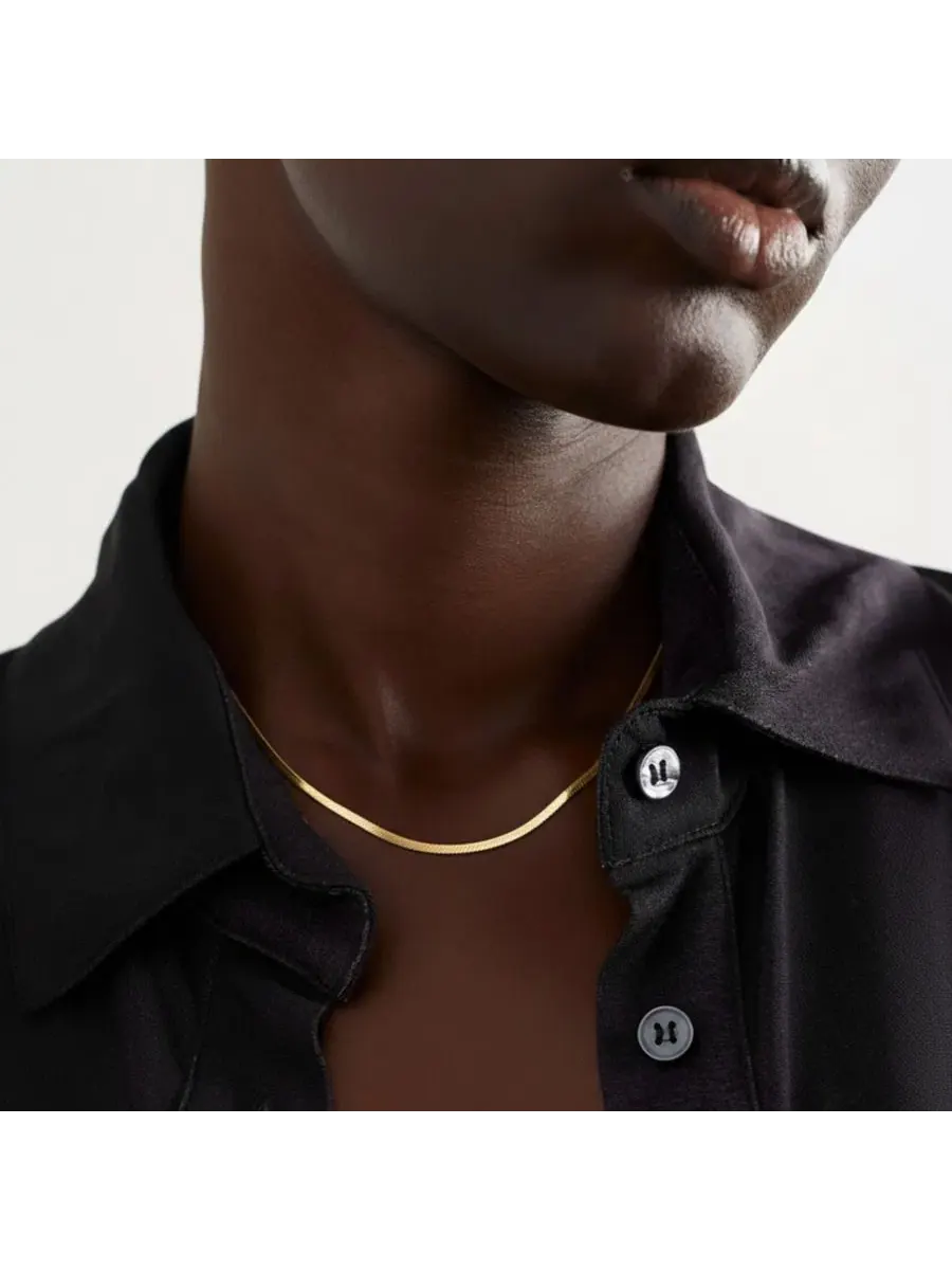 Цепь-колье Aria Chain Necklace Joey Baby — изображение 3 из 8, оттенок золото