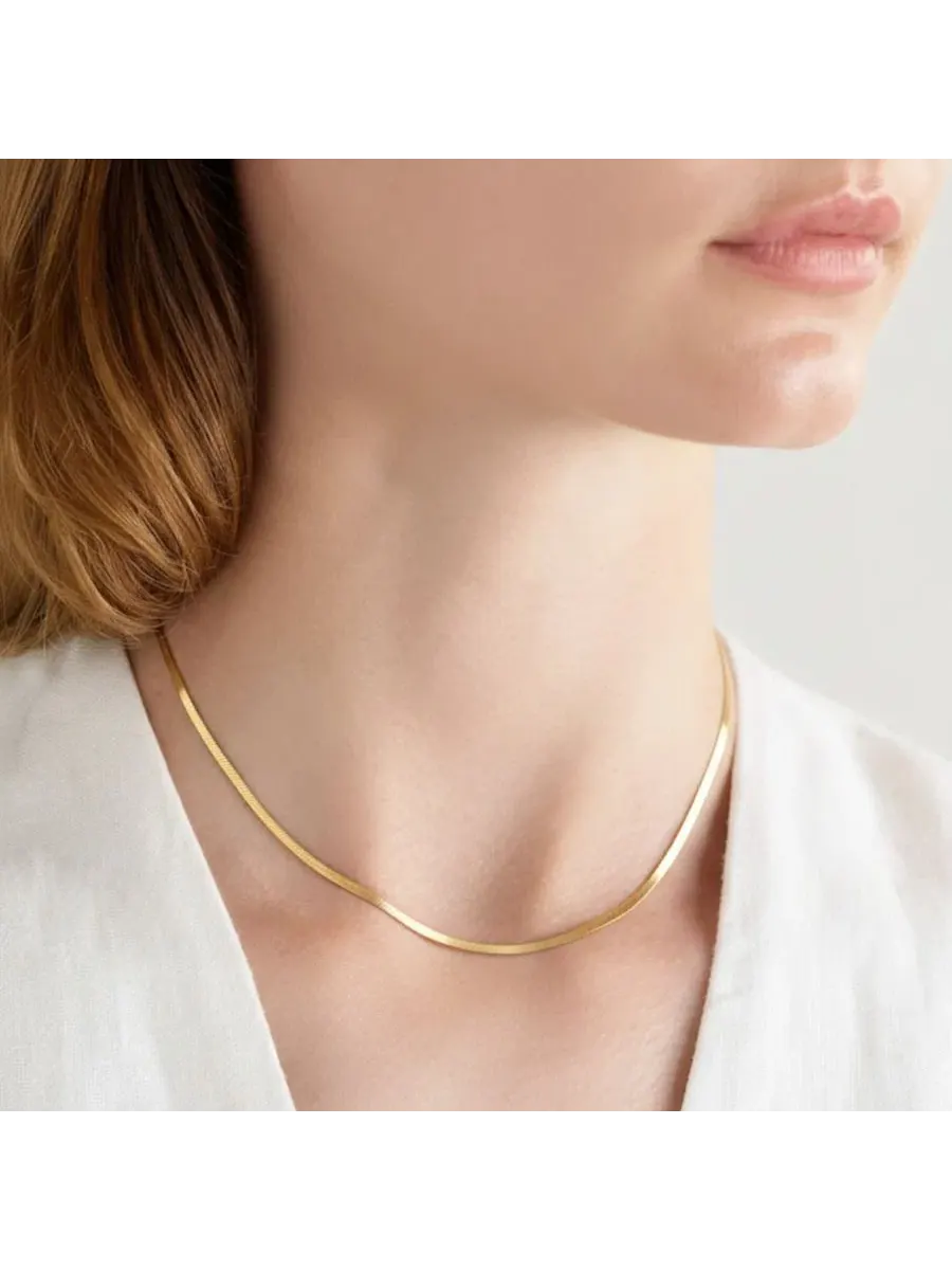 Цепь-колье Aria Chain Necklace Joey Baby — изображение 4 из 8, оттенок золото