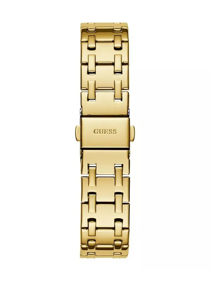 Женские аналоговые золотые часы из нержавеющей стали, 36 мм GUESS — изображение 4 из 6, оттенок золото