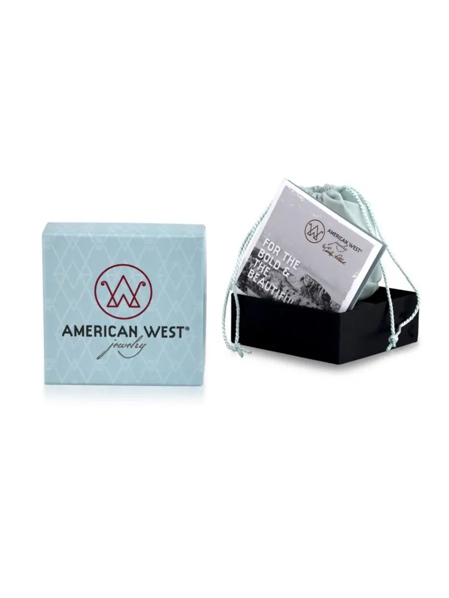 Кольцо из стерлингового серебра с овальным красным ониксом American West Jewelry — изображение 6 из 7, оттенок красный