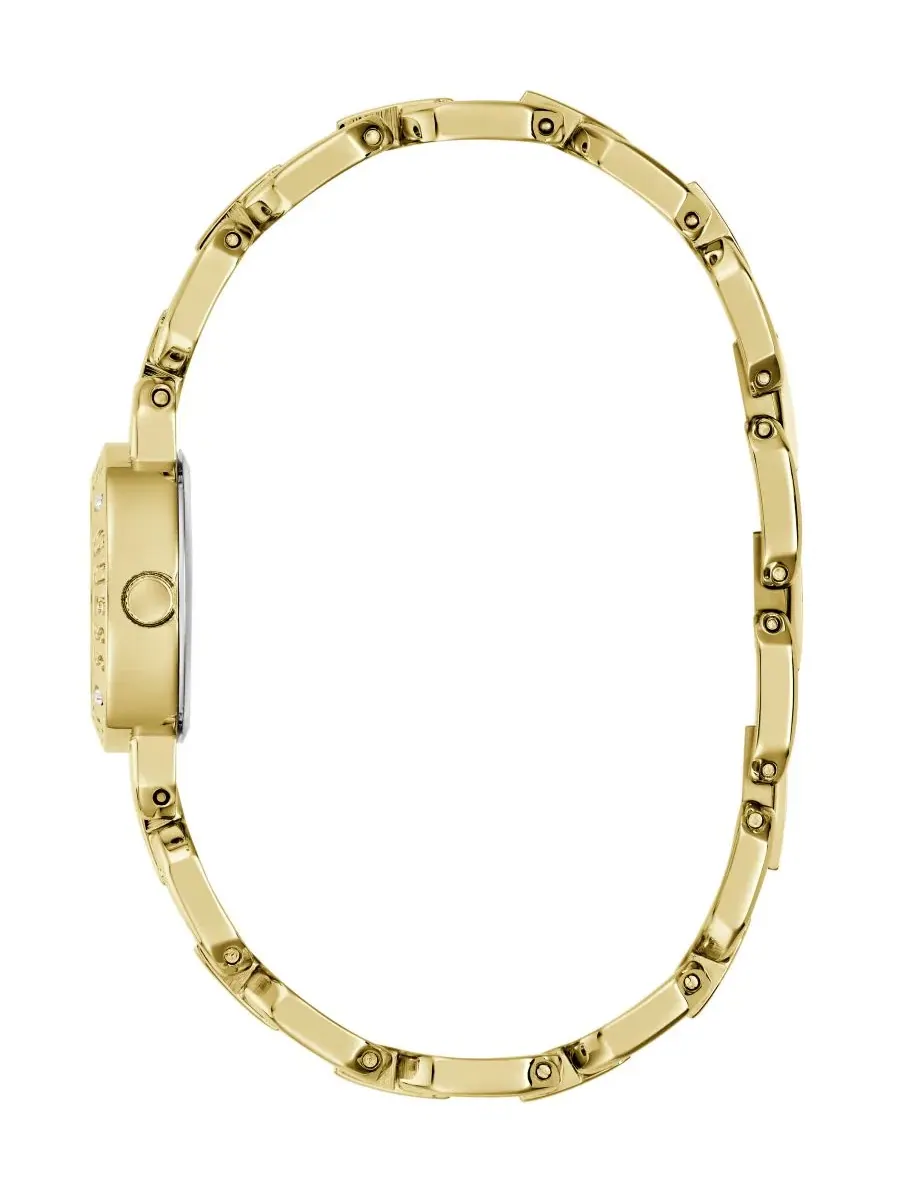 Женские часы GUESS, кварцевые, золотистый корпус из нержавеющей стали, 23 мм — изображение 5 из 6