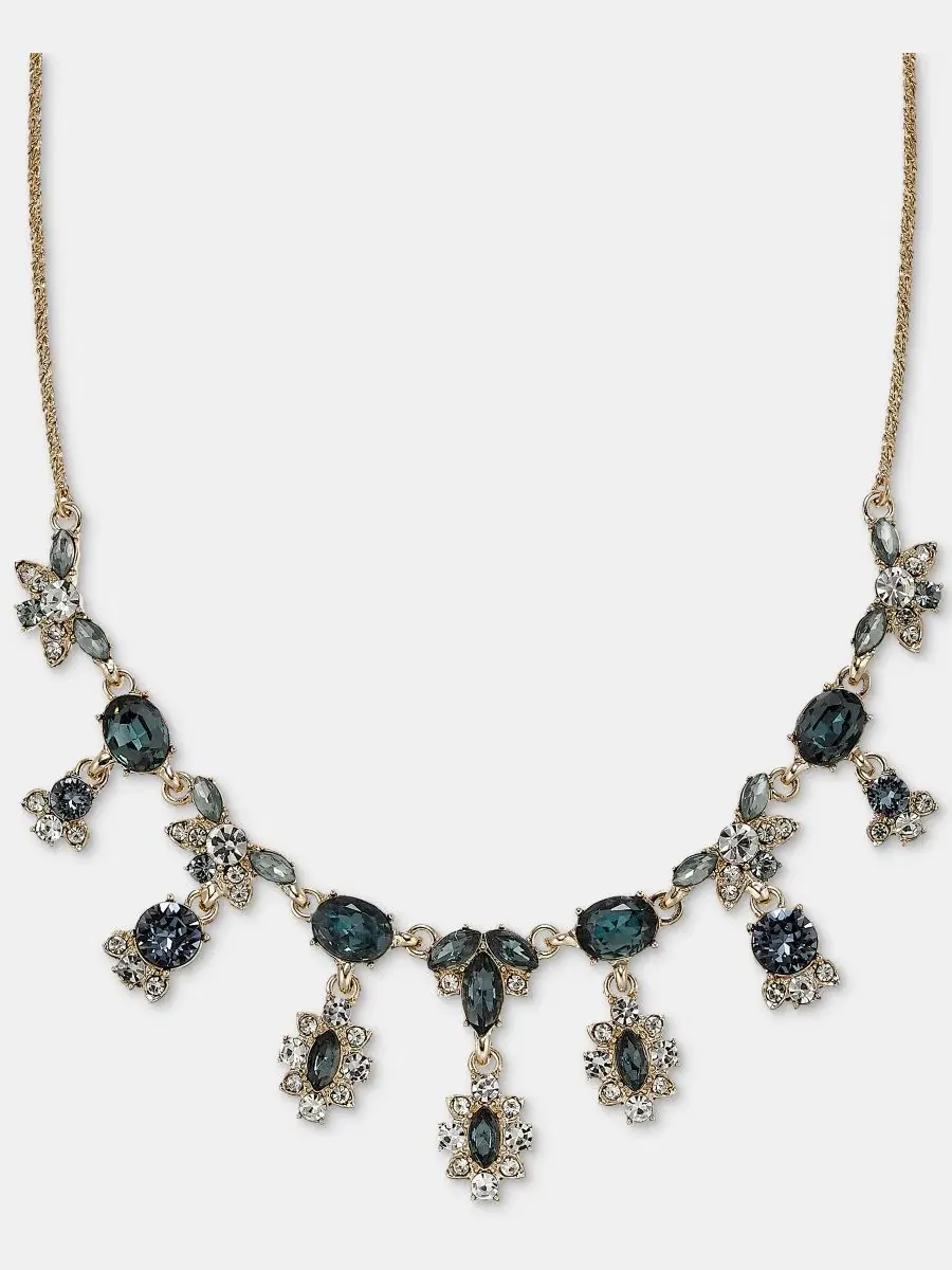 Колье-подвеска с камнями Marchesa — изображение 1 из 5, оттенок темно-синий