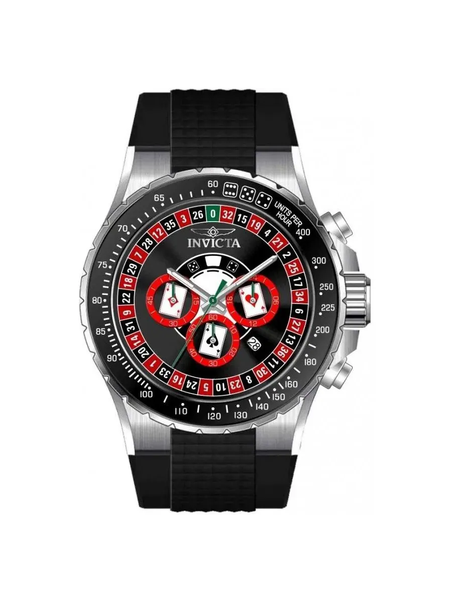 Мужские кварцевые часы-авиаторы VD53 49850 с циферблатом Invicta — изображение 2 из 3, оттенок черный