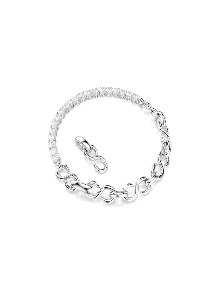 Браслет с кристаллами Swarovski Zirconia — изображение 4 из 7, оттенок белый