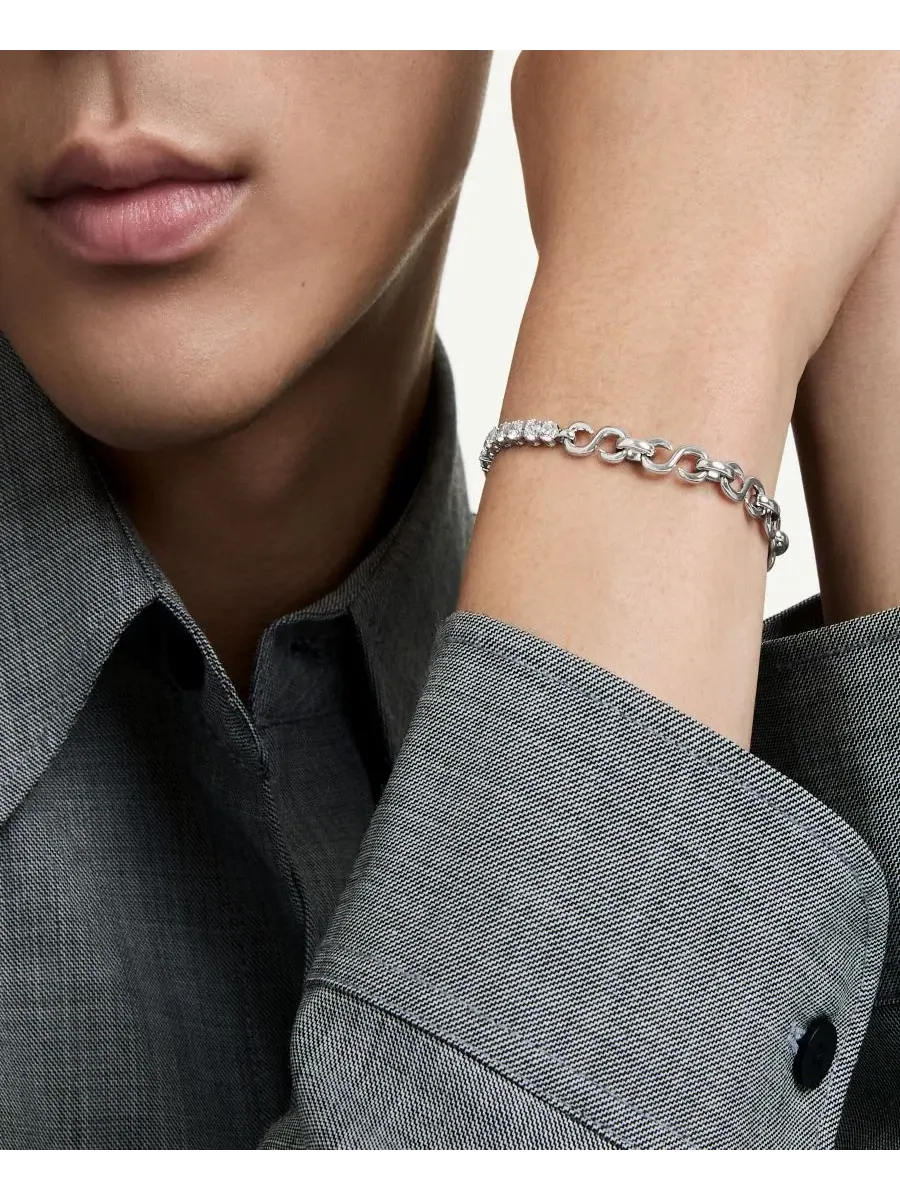 Браслет с кристаллами Swarovski Zirconia — изображение 6 из 7, оттенок белый