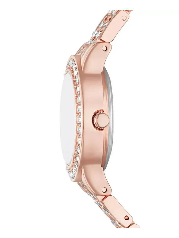 Женские часы с тремя стрелками Rose Gold-Tone Alloy 27 мм подарочный набор Folio — изображение 3 из 3