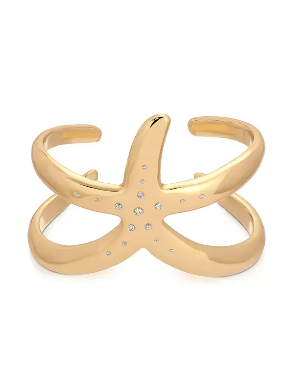 Браслет-Манжета Starfish luxe Ettika — изображение 1 из 4, оттенок золото