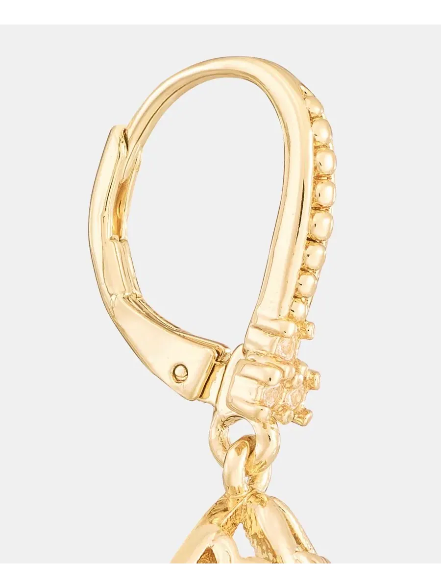 Серьги-подвески с филигранью Puffy Filigree Marchesa — изображение 4 из 4, оттенок золото