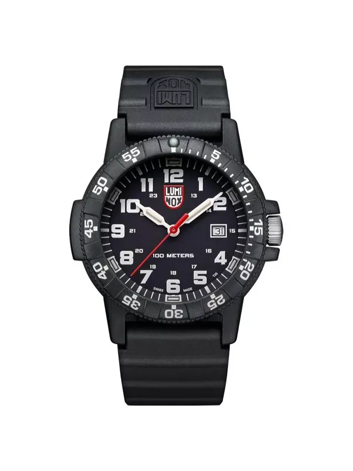Мужские часы 0321 Sea Turtle на черном резиновом браслете Luminox — изображение 1 из 6, оттенок черный
