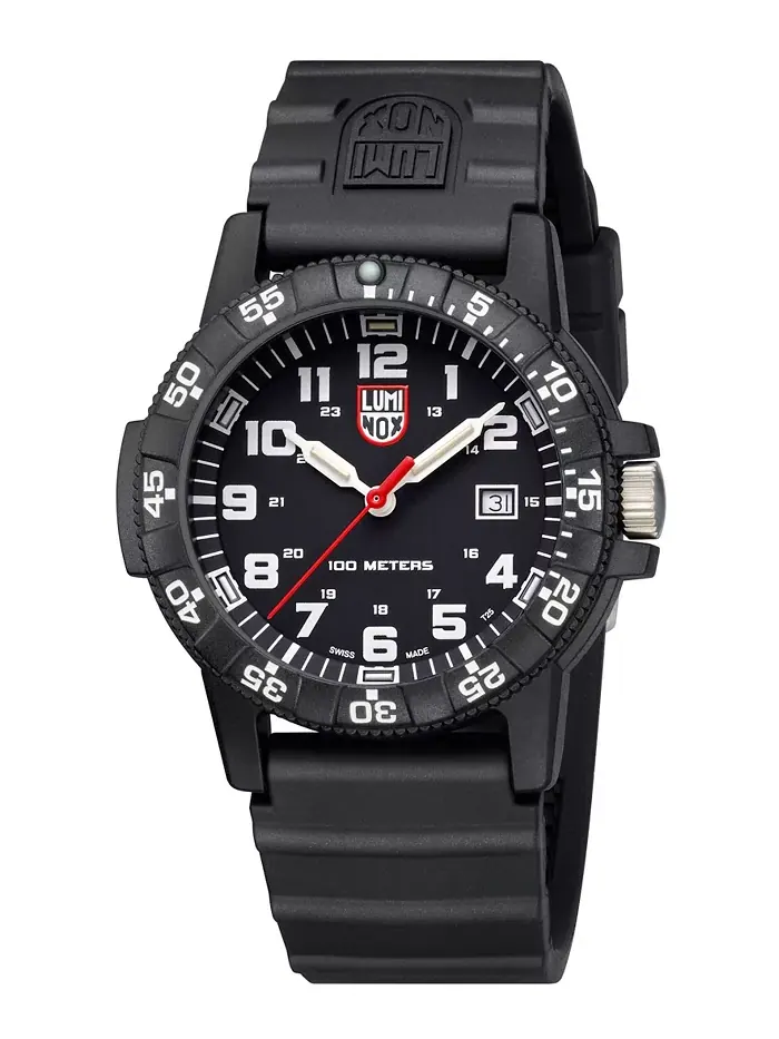 Мужские часы 0321 Sea Turtle на черном резиновом браслете Luminox — изображение 2 из 6, оттенок черный