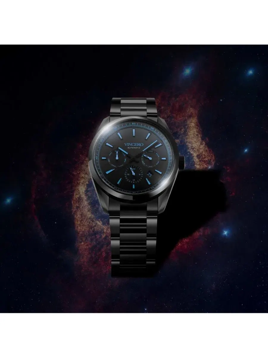 Мужские автоматические часы Reserve - Sapphire Nebula Vincero — изображение 5 из 6, оттенок фиолетовый